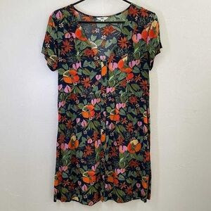 Floral Short Sleeve Dress